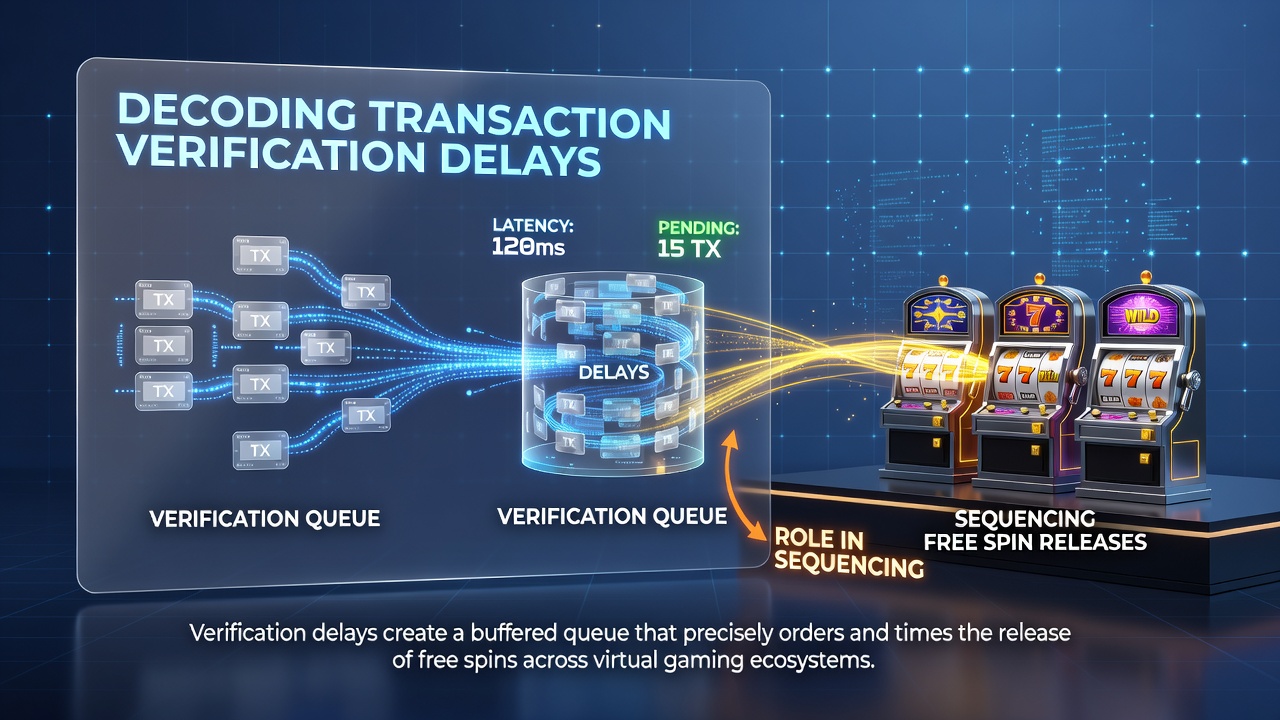 Analytics dashboard displaying free spin sequencing patterns tied to transaction verification in virtual gaming environments
