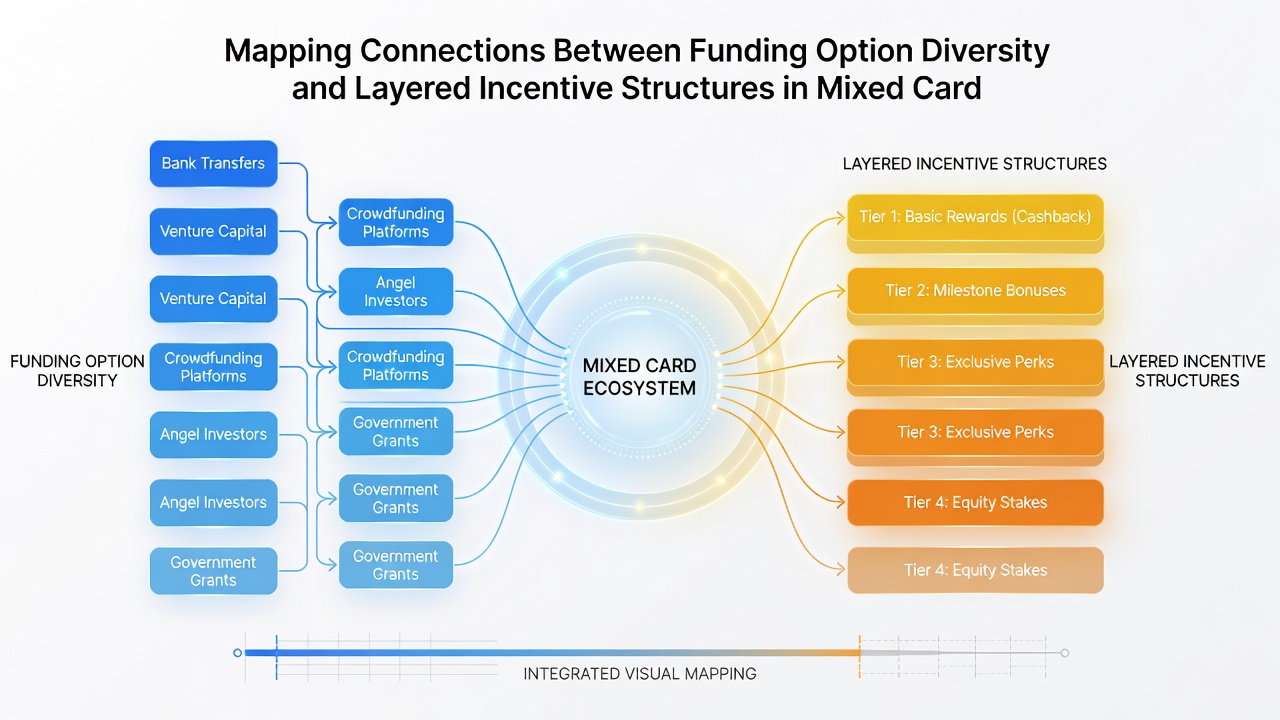 Flowchart illustrating how diverse deposit methods feed into progressive reward tiers for mixed gaming formats