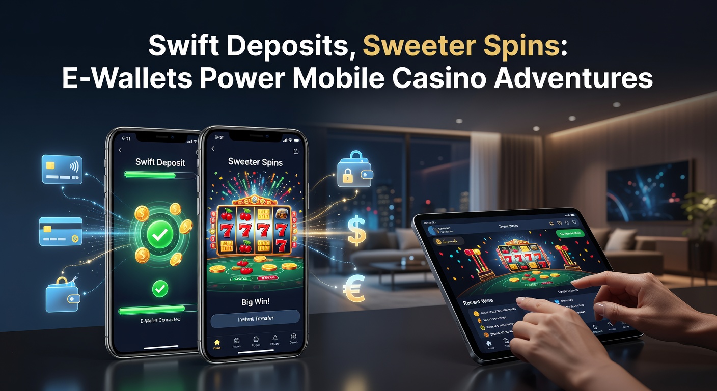 Close-up of a player's fingers on a touchscreen, selecting an e-wallet for a deposit amid colorful slot reels spinning in the background, emphasizing quick access to bonus rounds
